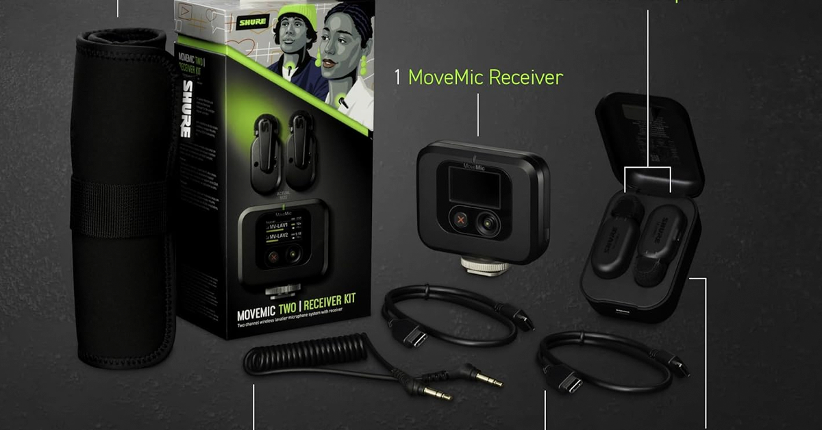 Shure MoveMic Two Kit Review: The Ultimate Wireless Lavalier Microphone for iPhone Filmmakers